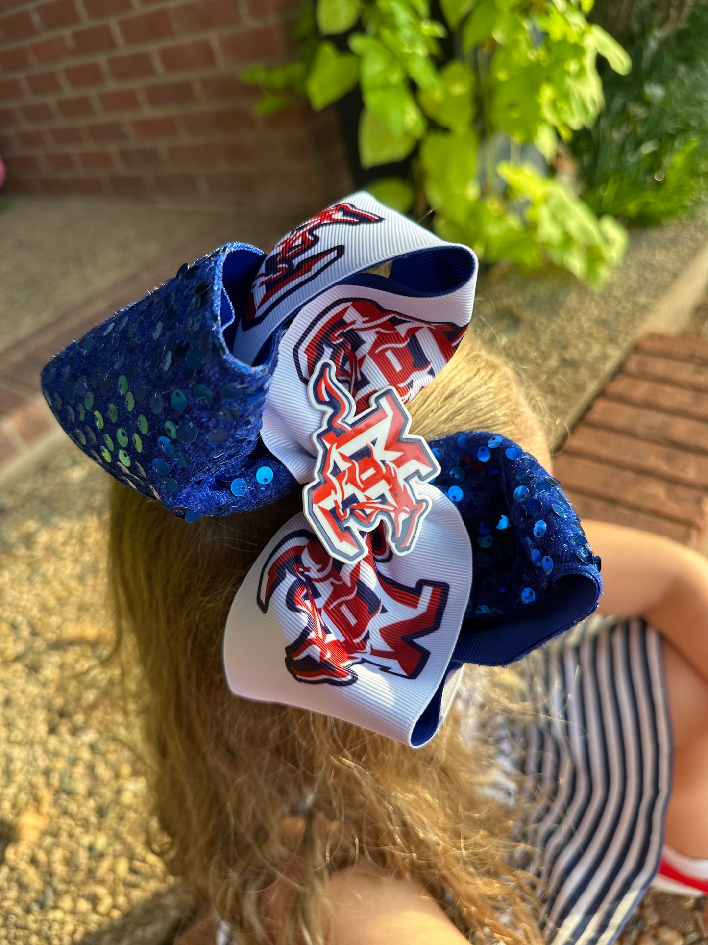 MCS blue bow