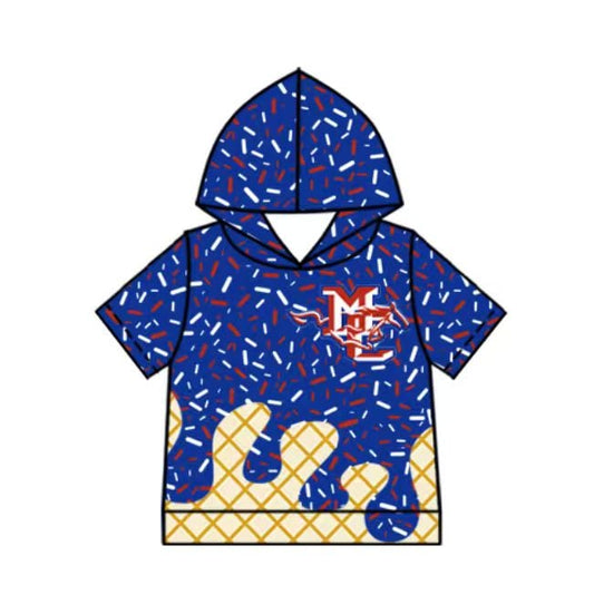 MCS Hooded Shirt Blue