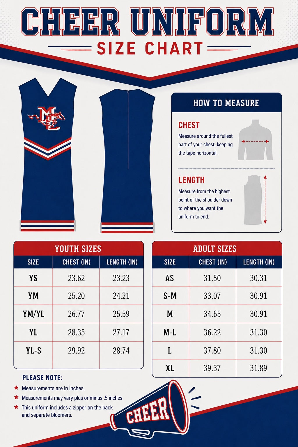 *Tech Cheer Uniform Dress