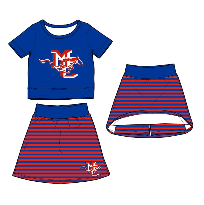 MCS Striped Skort Set