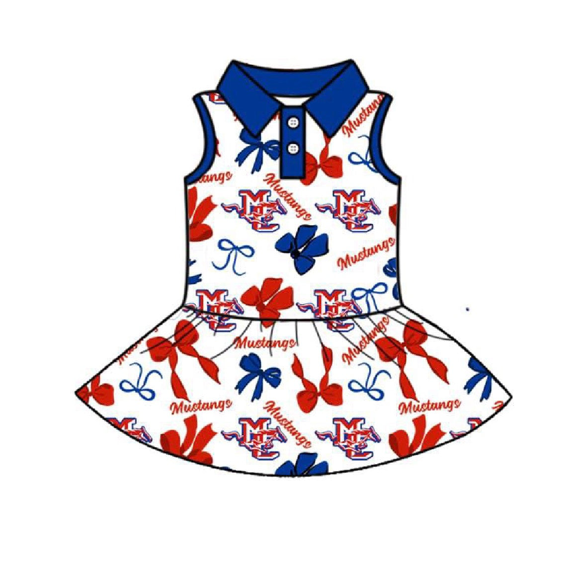 MCS Dress w/bloomers (bows)