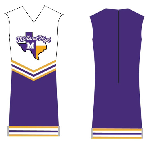 *Midland High Cheer Uniform Dress
